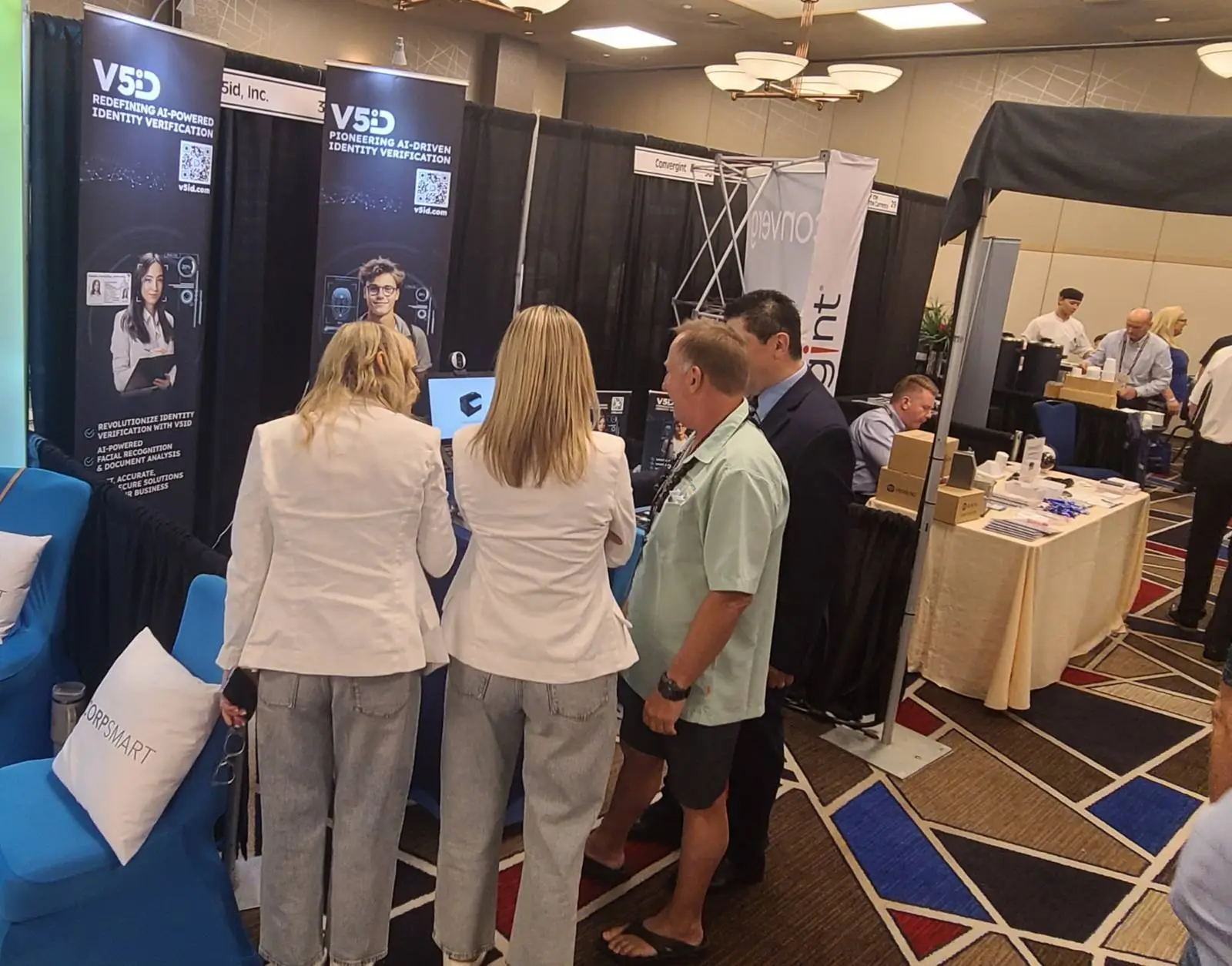 V5iD at the 2025 Quad-State Bankers Convention – Booth Visitors