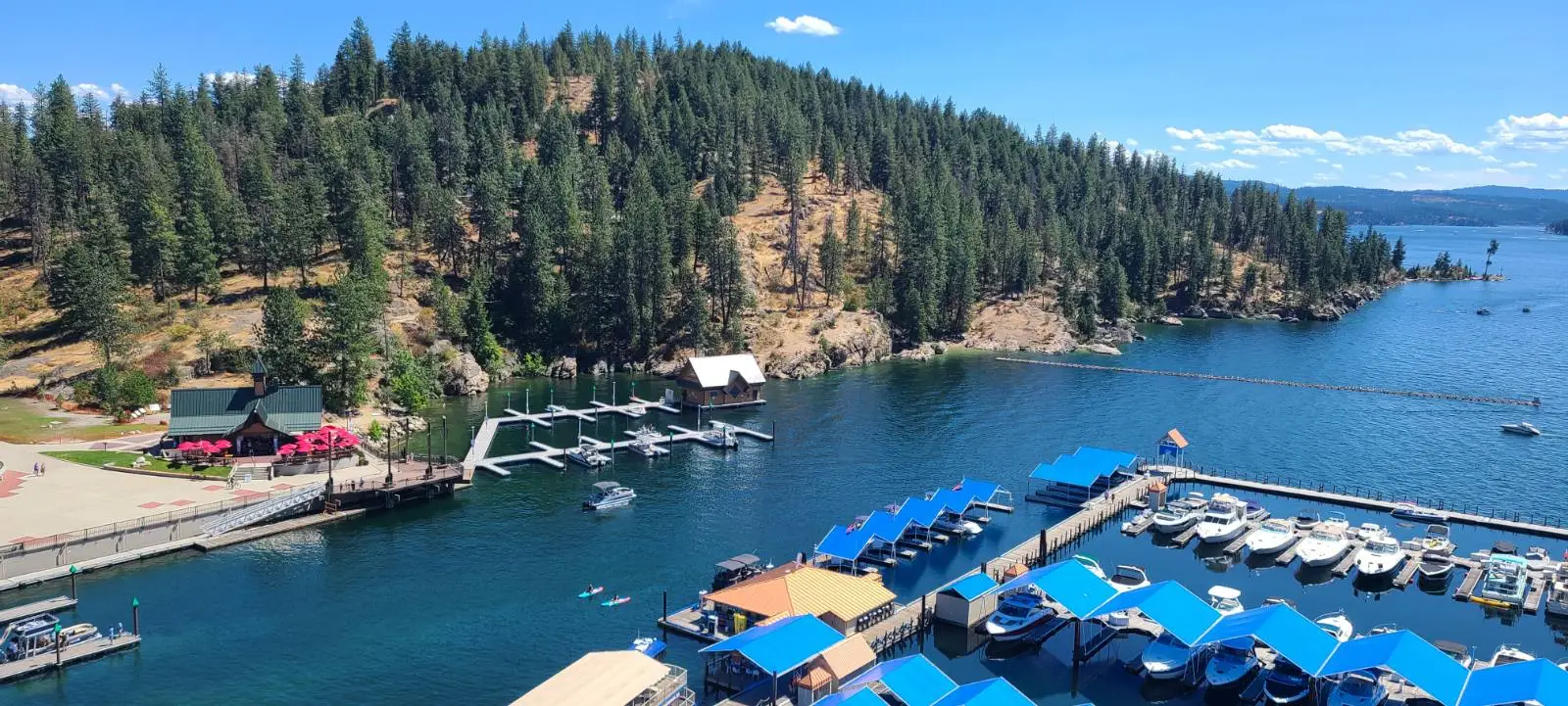 Scenic View of Coeur d’Alene Resort Marina – Quad-State Bankers Convention 2025
