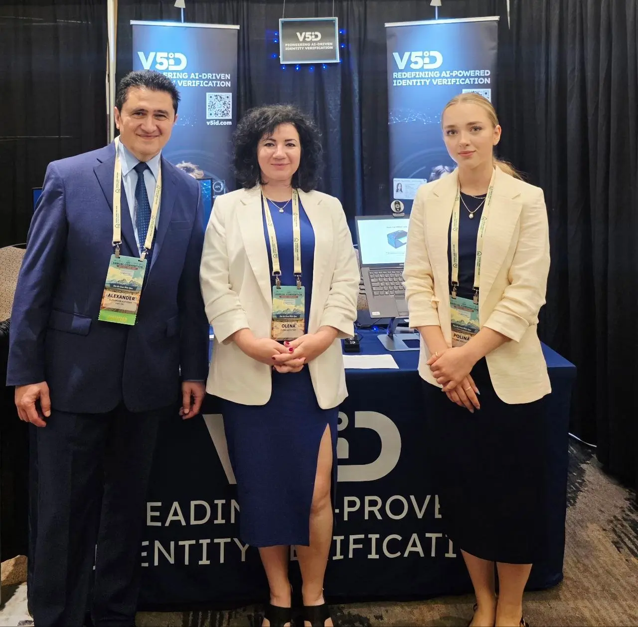 V5iD CEO, CTO & Summer Intern at 2026 Quad-State Bankers Convention V5iD team (CEO, CTO & summer intern) at the 2026 Quad-State Bankers Convention.